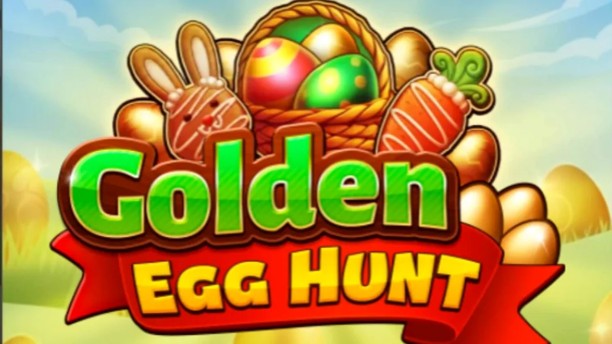Tampilan visual slot Golden Egg Hunt dengan tema padang rumput musim semi