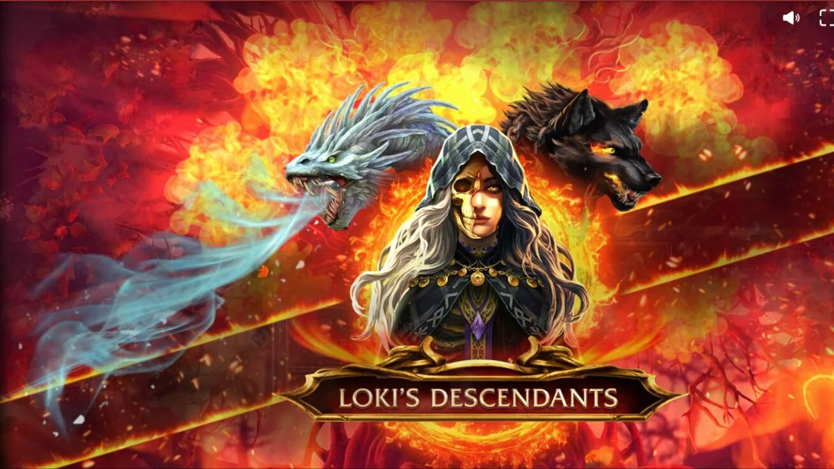 Loki’s Descendants slot game interface featuring Norse mythology theme